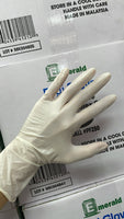 *Latex glove Medium Size- (M) Powder free - Case (1000 Gloves)