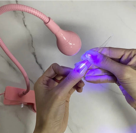 UV LED Light Nail Lamp - Clip On Desk