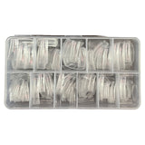 Acrylic Nail Tips Box 0 to 10 – Clear DND
