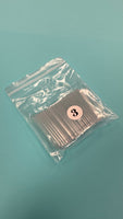 Refill XXL Square No  C  Clear Acrylic Nail Tip  - 1 bag 50 pcs