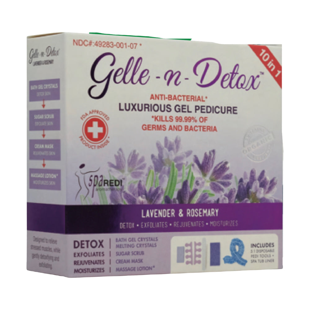 Gelle-n-Detox - Jelly Spa 10 in 1 - Lavender & Rosemary