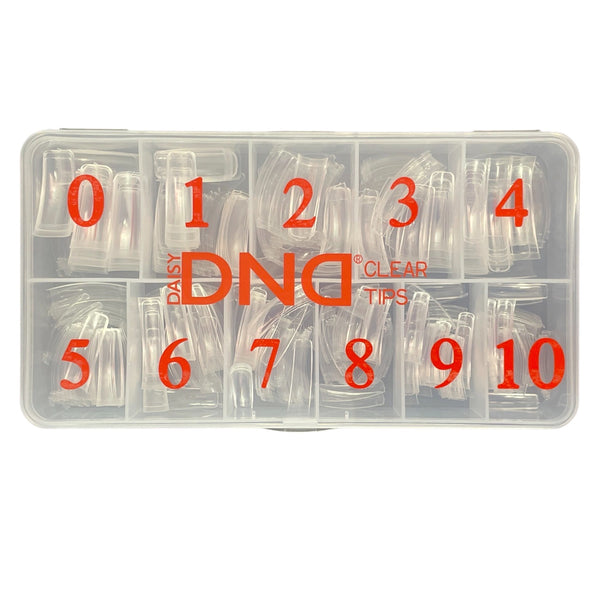 Acrylic Nail Tips Box 0 to 10 – Clear DND