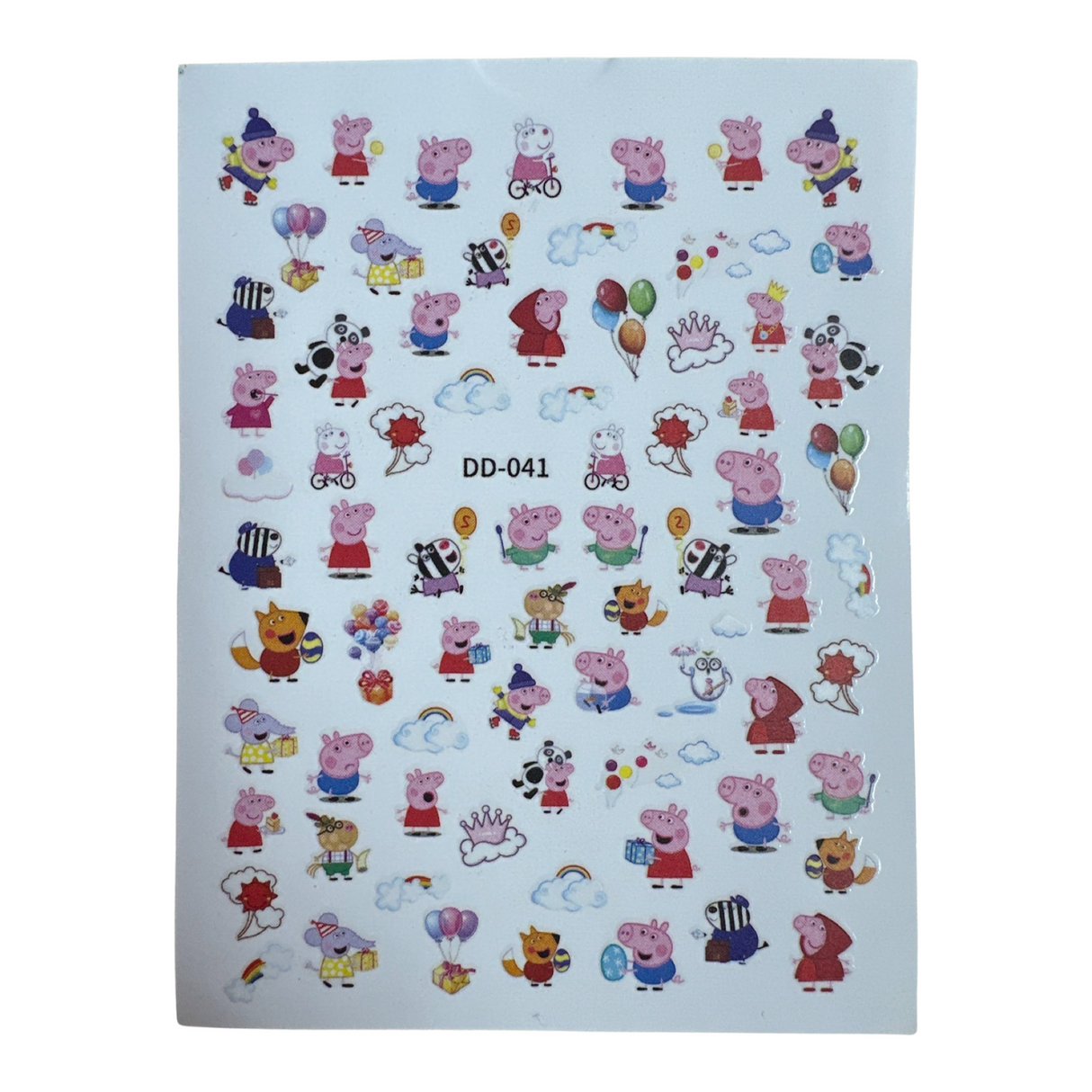 Nail Sticker - DD-041 - Peppa Pig Characters