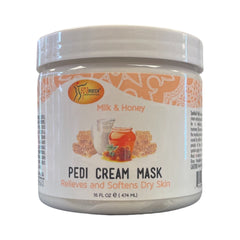 Pedi Cream Mask Milk & Honey  - 16oz