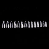 PRO-X Soft Gel Nail Tips 09 - Natural Stiletto Medium - 14 Sizes | 600pc