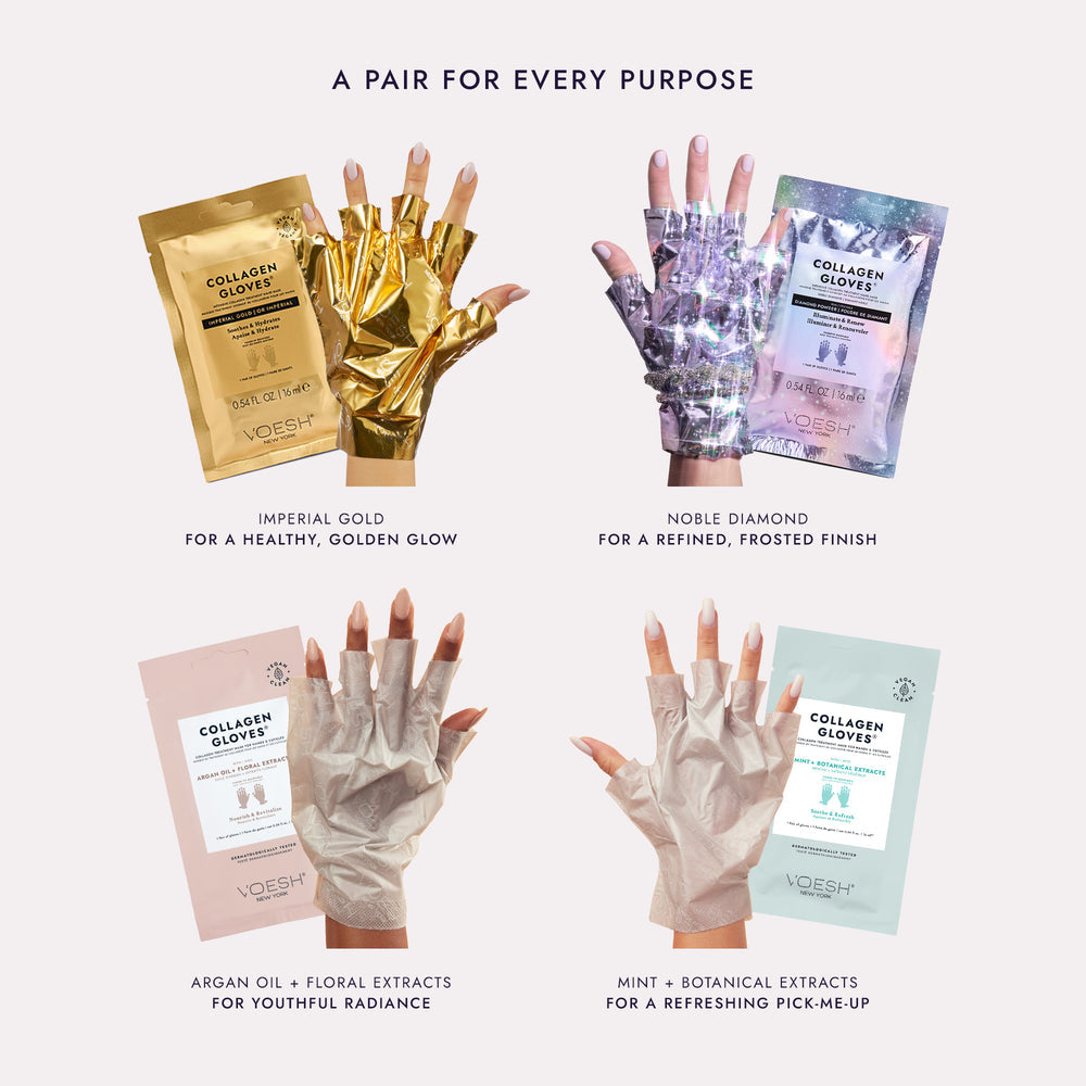 *Box Mix Collagen Socks & Gloves Noble Diamond - 60pc