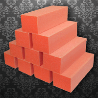 Premium 3 Way Buffer - Orange White Grit 100/180 (Each)