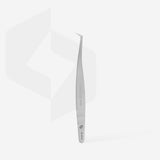 Professional lash tweezers with fiber tips, L-shaped, 65' EXPERT 40 TYPE 12
