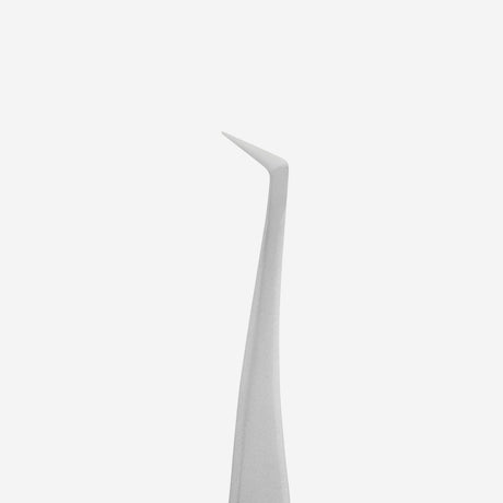 Professional lash tweezers with fiber tips, L-shaped, 65' EXPERT 40 TYPE 12
