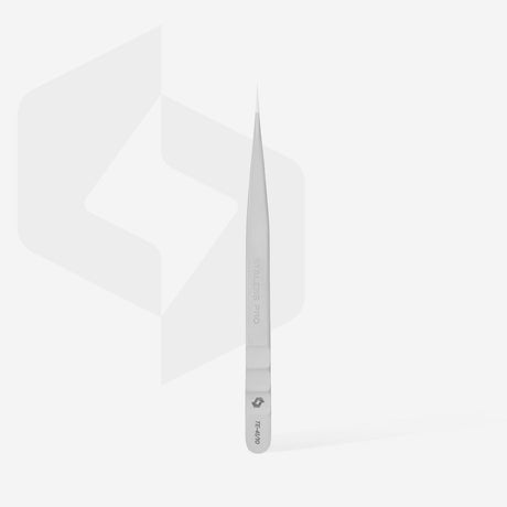 Professional lash tweezers with fiber tips, straight EXPERT 41 TYPE 10