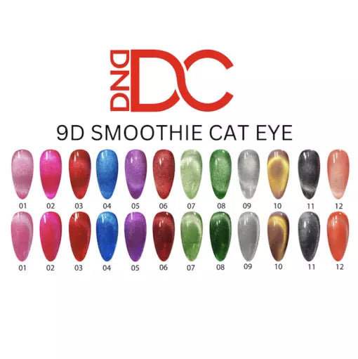 *DND DC Cat Eye 9D - Smoothie Cat Eye 12 Colors