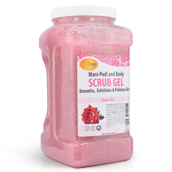 Sensual Rose Mani-Pedi & Body Scrub Gel - 128oz