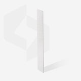 Adhesive nail files for straight base on a soft foam layer, 100 grit (30 pcs) - EXPERT 20