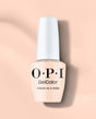 OPI GelColor Throw Me a Wink gel nail polish bottle in a soft pale peach nude shade