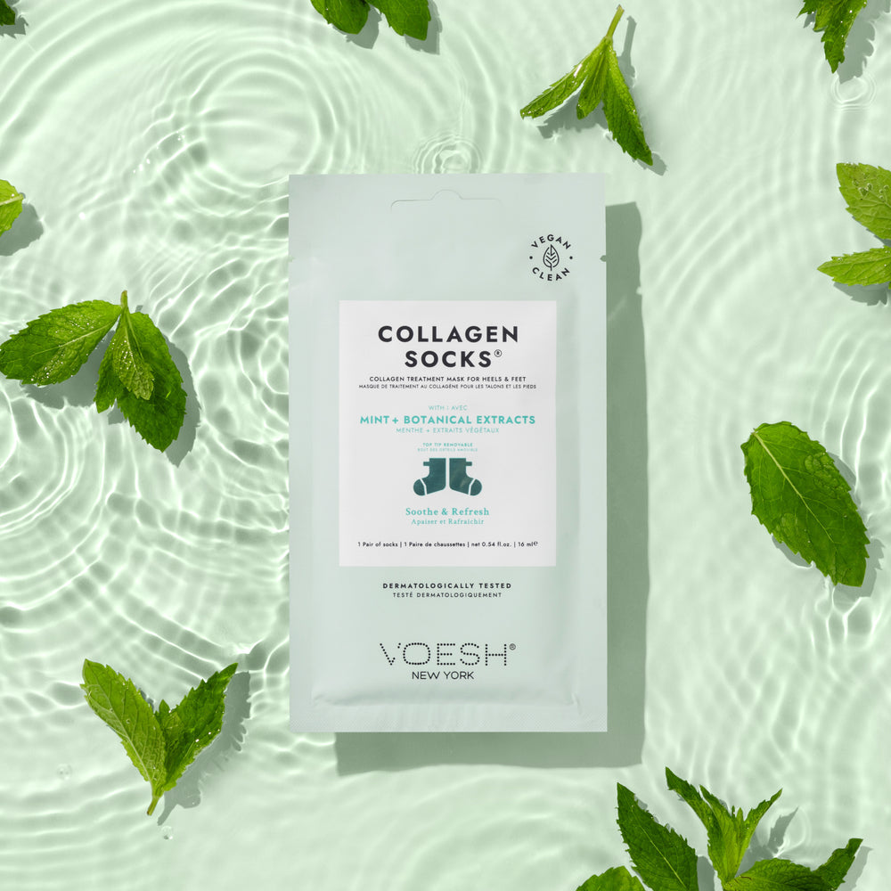 Collagen Socks with Mint & Botanical Extracts - 1pc
