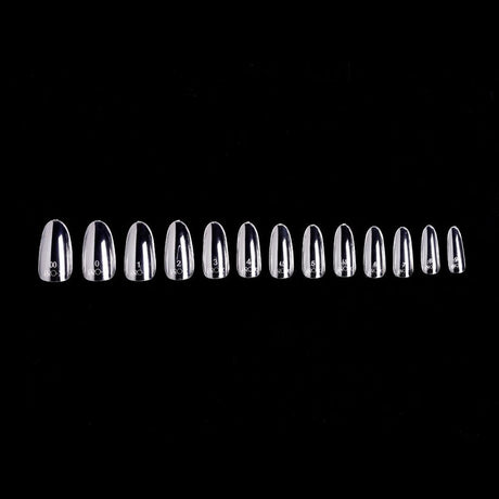 PRO-X Soft Gel Nail Tips 23 - Natural Round Medium - 14 Sizes | 600pc