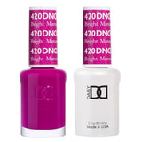 Bright Maroon #420 - DND Gel Duo