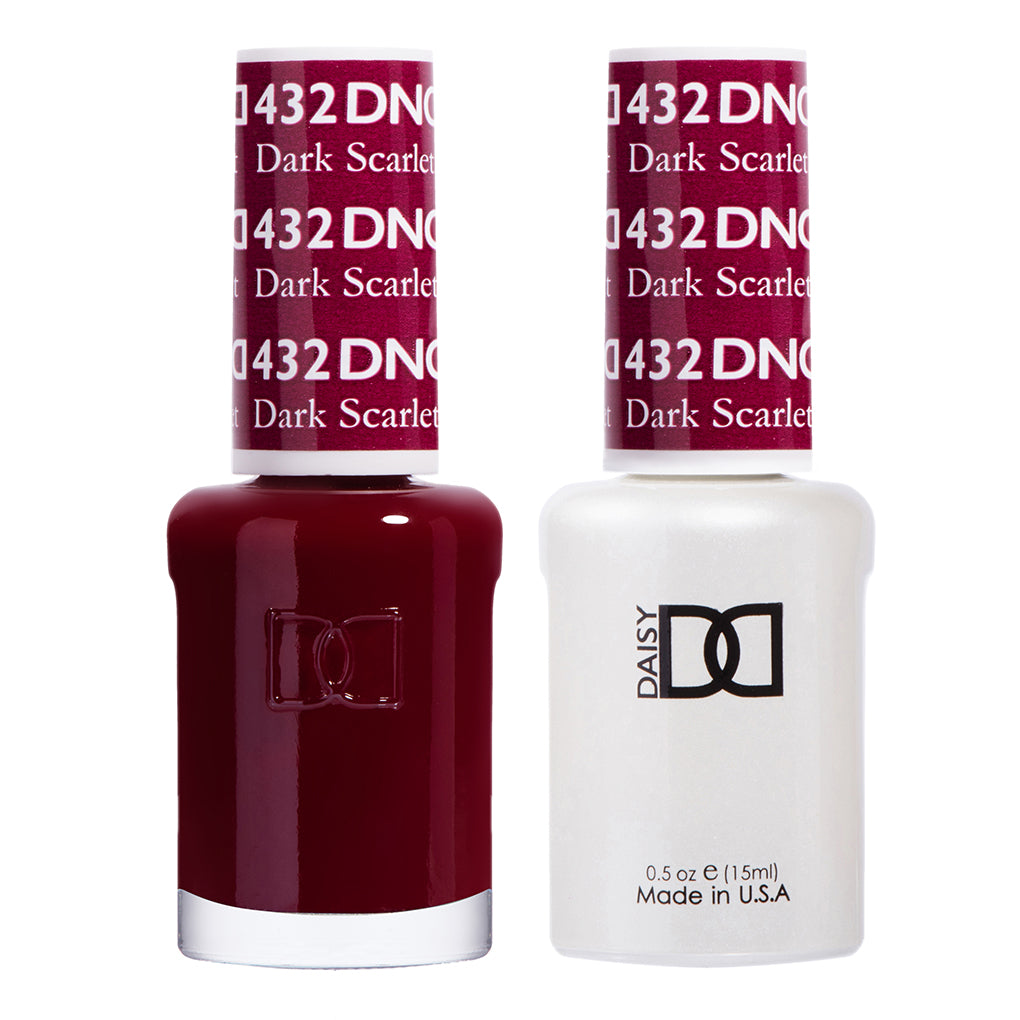 deagan USA 2312 dark red ディーガンマレット 4本セット Dark Scarlet #432 - DND Gel Duo – Lunali Nail Supply