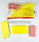 *(Bundle) DND Disposable Pedicure Kit - 4 pc. (Yellow)