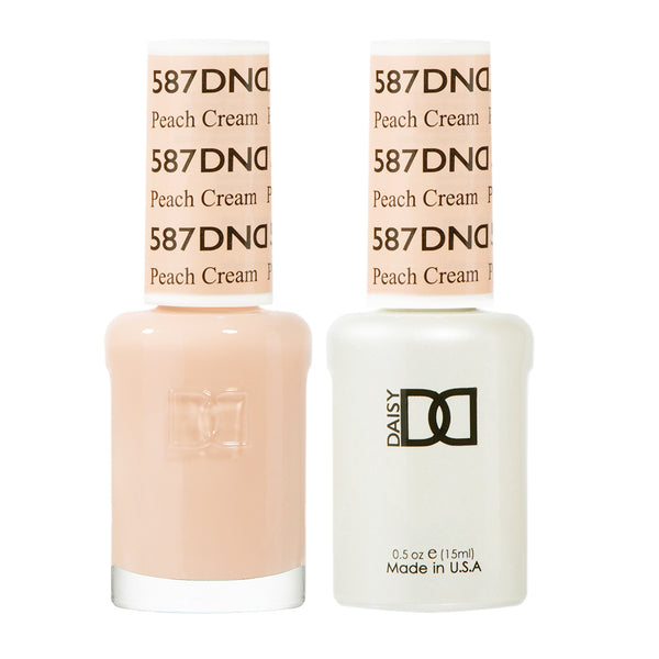 Peach Cream #587 - DND Gel Duo