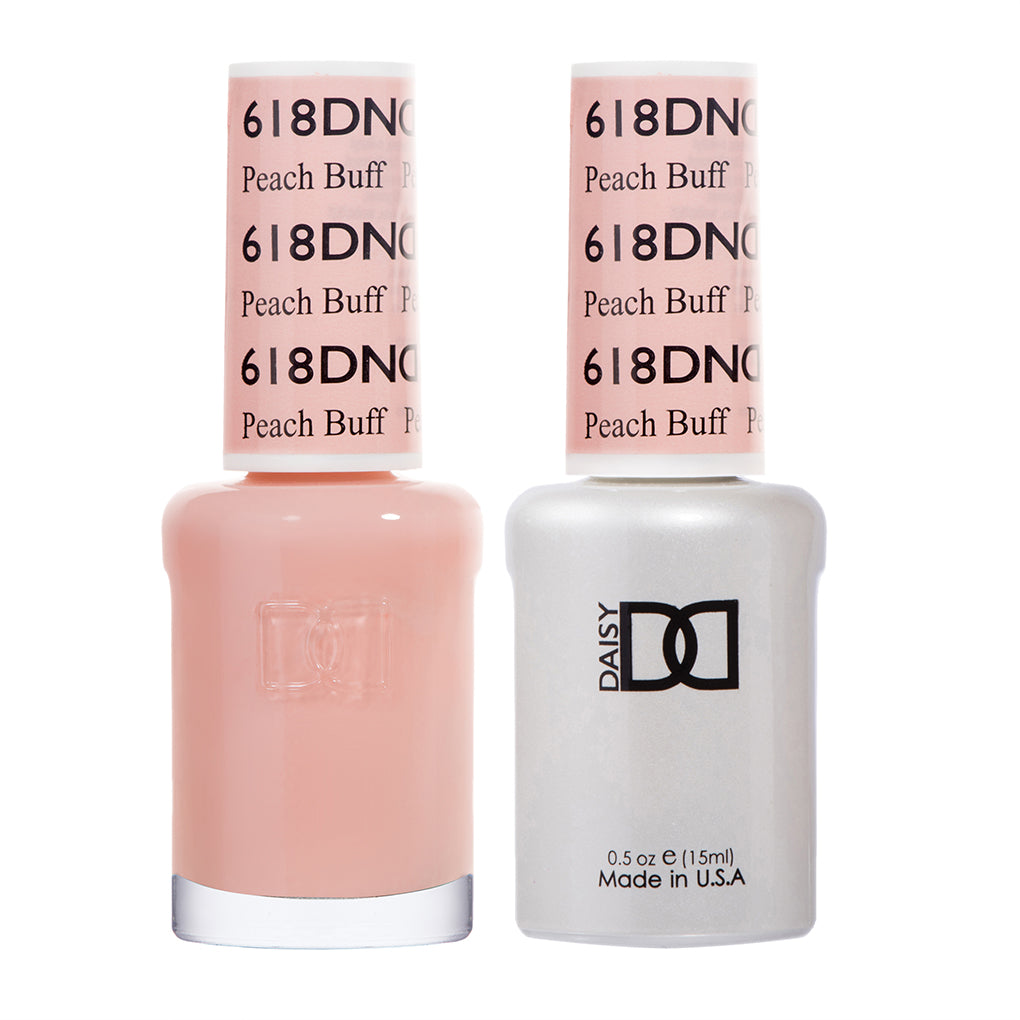 Peach Buff #618 - DND Gel Duo