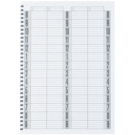 4 Column Appointment Book