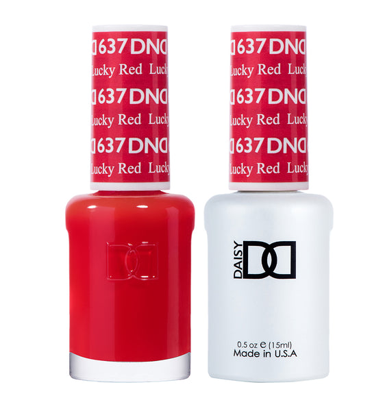 Lucky Red #637 - DND Gel Duo