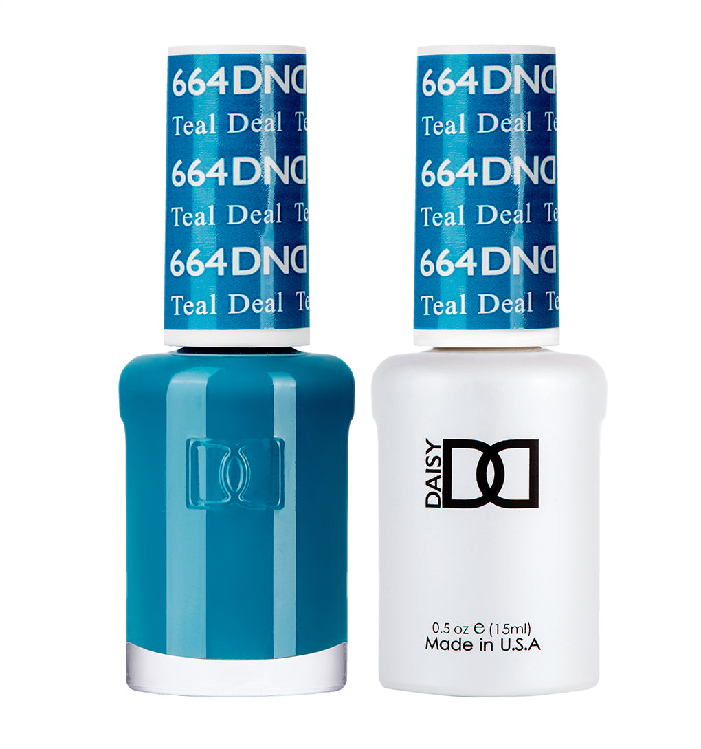 Teal Deal #664 - DND Gel Duo