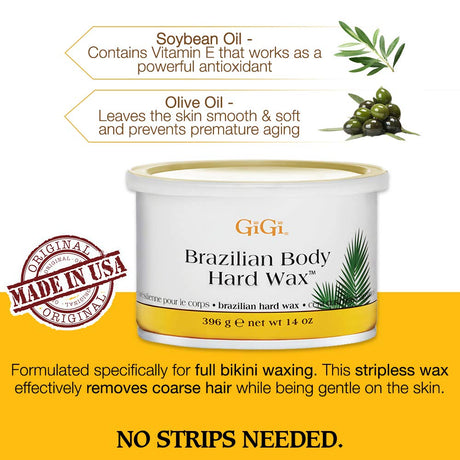 GiGi Brazilian Body Hard Wax™ 14 Oz