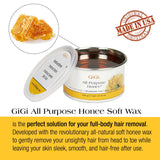 All Purpose Honee Hair Removal Soft Wax for All Skin and Hair Types, 14 oz
