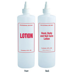 Empty Lotion Imprinted Bottle - 16oz