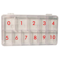 Nail Tip Box - Clear Empty