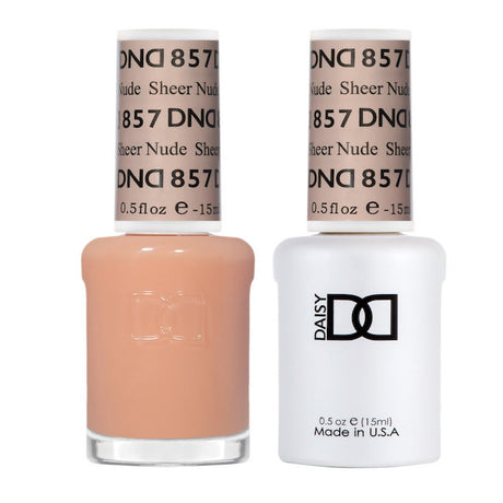 Sheer Nude #857 - DND Gel Du