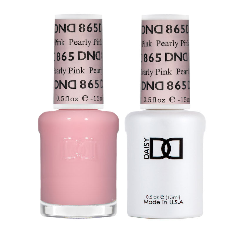Pearly Pink #865 - DND Gel Duo – Lunali Nail Supply