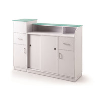Glasglow Reception Table with Display by Mayakoba