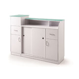 Glasglow Reception Table with Display by Mayakoba
