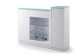 Glasglow Reception Table with Display by Mayakoba