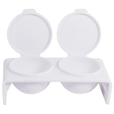 Double Plastic Dappen Dish