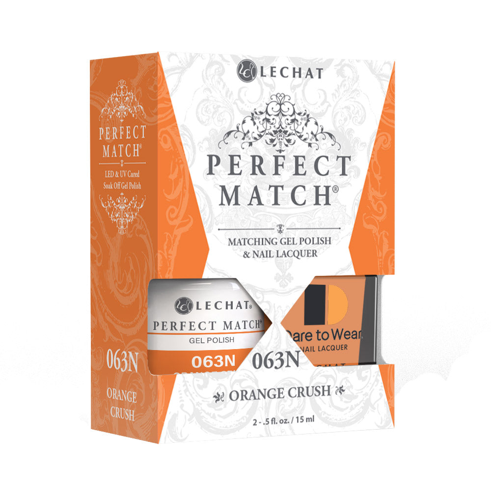 PMS063N Orange Crush - Gel Polish & Nail Lacquer 1/2oz.