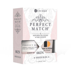 PMS082N Sheer Bliss - Gel Polish & Nail Lacquer 1/2oz.