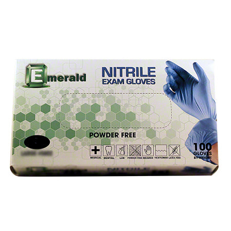Emerald Black Nitrile  Glove - Medium (100pc)