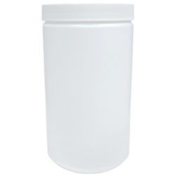 Jar with Lid 32oz - White
