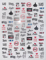 Nail Sticker DD-530