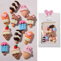 3D Mix  Color Popsicle Style Charms - 12pc