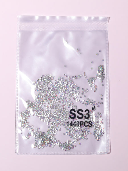 AB Rhinestone  1440 Pcs  (SS3)