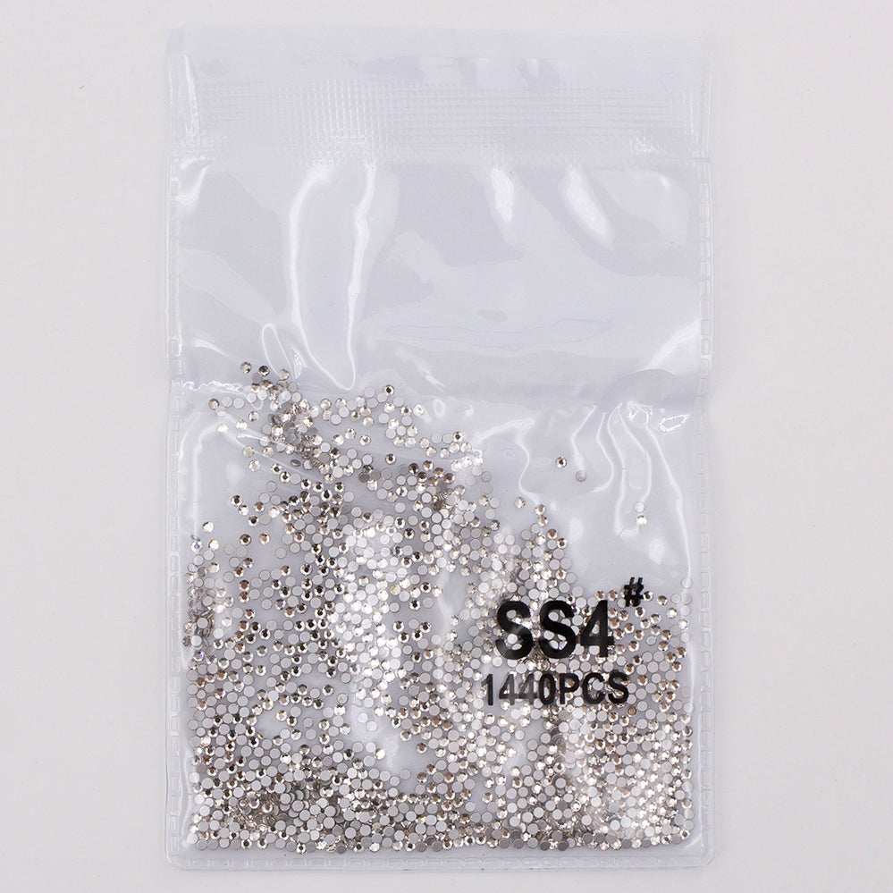 Silver Rhinestone  1440 Pcs  (SS4)