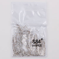 Silver Rhinestone  1440 Pcs  (SS4)
