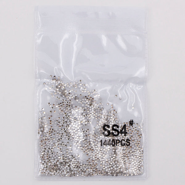 Silver Rhinestone  1440 Pcs  (SS4)