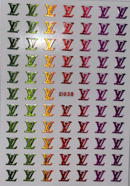 Nail Sticker D038 LV