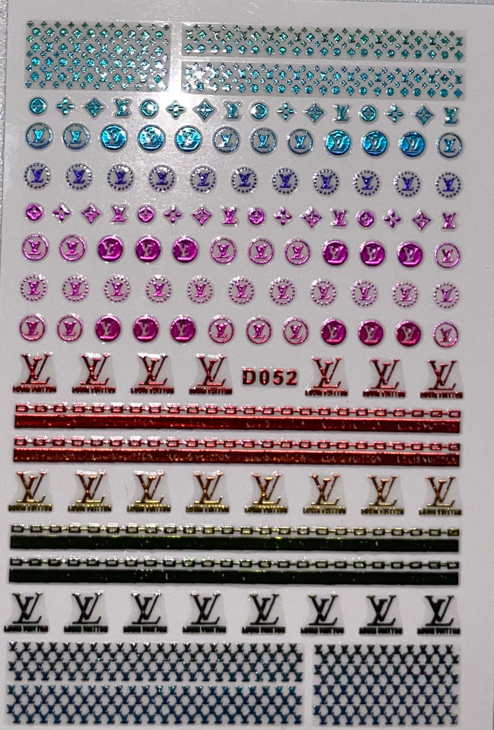 Nail Sticker - D052 LV